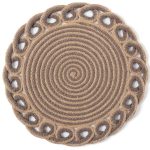 Σουπλά γιούτα 1911 (38cm) light grey SilkFashion