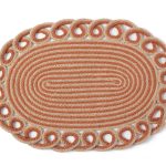 Σουπλά γιούτα 1911 (35cm x 50cm) rust SilkFashion