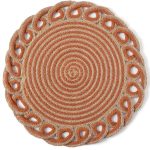 Σουπλά γιούτα 1911 (38cm) rust SilkFashion