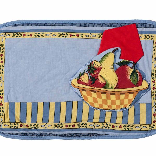 soupla (33cm x 55cm) με πετσέτα φαγητού απλικέ SilkFashion