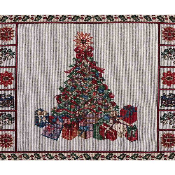 χριστουγεννιάτικα σουπλά (35cm x 45cm) έλατο SilkFashion