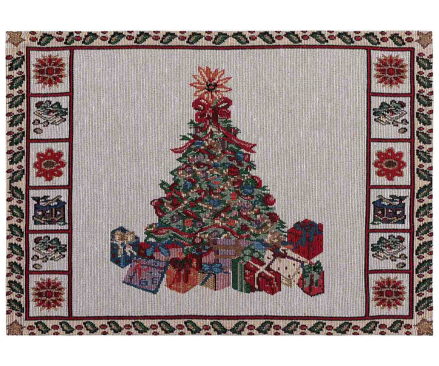 souplaelato χριστουγεννιάτικα σουπλά (35cm x 45cm) έλατο SilkFashion - Image 1