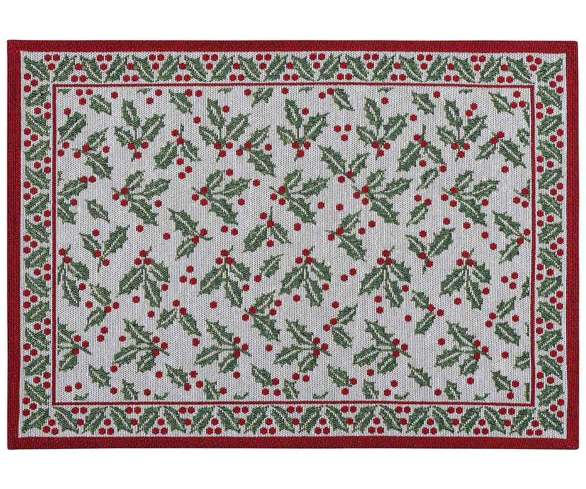 souplagki χριστουγεννιάτικα σουπλά (35cm x 45cm) γκι SilkFashion - Image 1