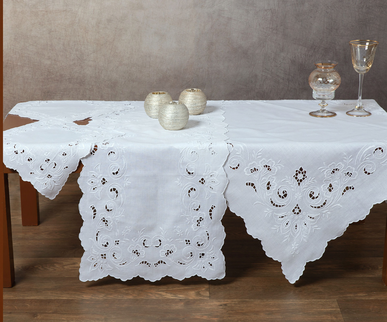 sp2-1 Χειροποίητο τραπεζομάντηλο SP2 (170cm x 230cm) SilkFashion - Image 1