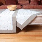 τραπεζομάντηλα (140cm x 180cm) spot γκρι SilkFashion