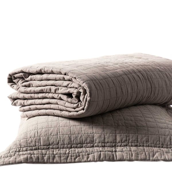 ΚΟΥΒΕΡΛΙ σετ (220cm x 240cm + 2 x 50cm x 70cm) STONEWASHED MPEZ SilkFashion