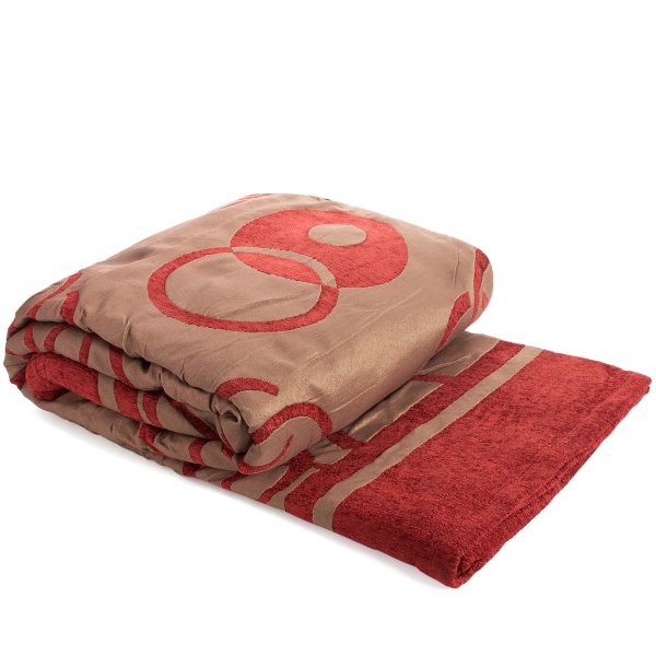 ΡΙΧΤΑΡΙΑ 260 (200cm x 320cm) μπορντώ SilkFashion