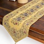 τραβέρσα  (33cm X 125cm)  tr46 χρυσή SilkFashion