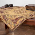 καρέ  (100cm X 100cm) tr46 χρυσό SilkFashion