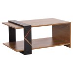 ΤΡΑΠΕΖΙ ΣΑΛΟΝΙΟΥ WILMA HM8950.12 ΜΕΛΑΜΙΝΗ ΣΕ ΦΥΣΙΚΟ-ΜΑΥΡΟ ΜΑΡΜΑΡΟ 80Χ50Χ35Υεκ. - Image 6