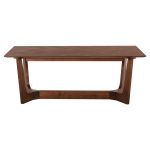 ΤΡΑΠΕΖΙ ΣΑΛΟΝΙΟΥ RIMER HM9743 MDF ΜΕ ΚΑΠΛΑΜΑ ΦΡΑΞΙΝΟΥ ΣΕ ΚΑΡΥΔΙ ΧΡΩΜΑ 120X60x45Yεκ. - Image 3