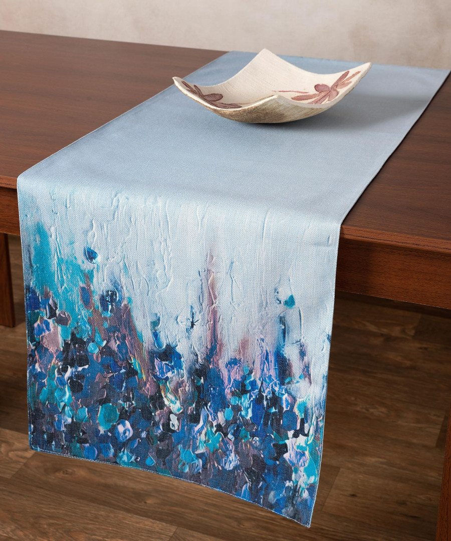 traversa178 Τραβέρσα με στάμπα (45cm x 170cm) ks178 SilkFashion - Image 1