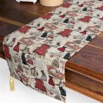 τραβέρσα  (35cm X 175cm)  γάτες SilkFashion