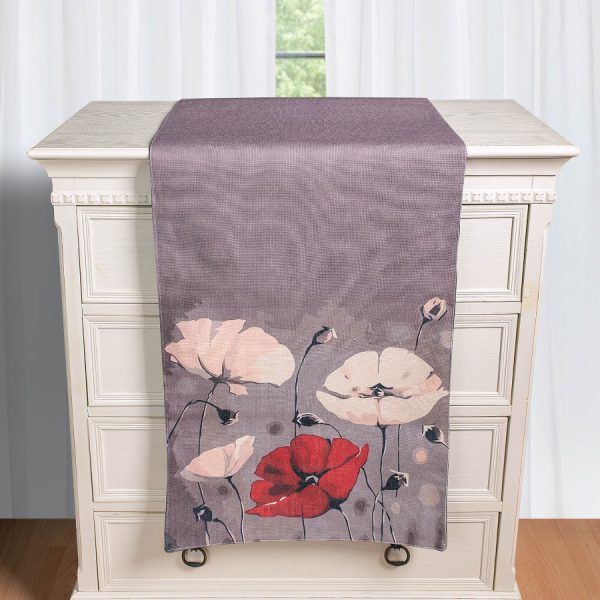 Τραβέρσα με στάμπα (45cm x 170cm) ks181 SilkFashion