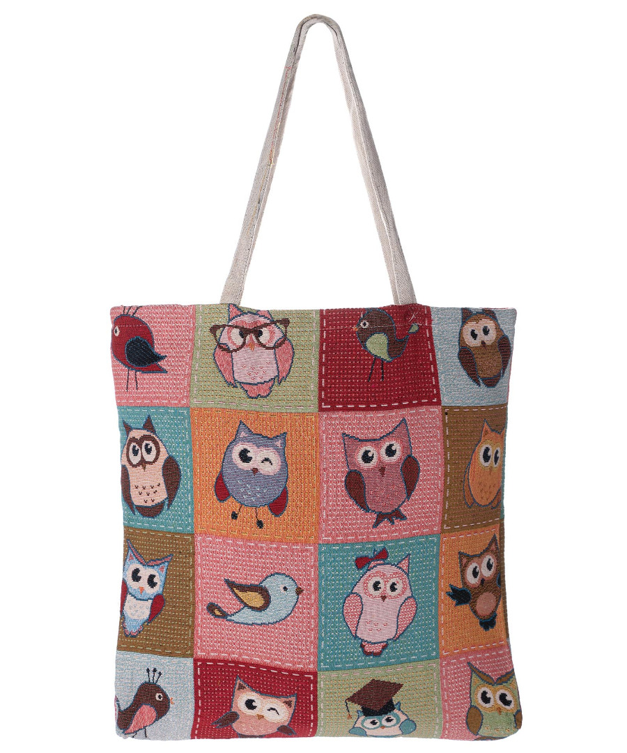 tsantakoukouvagia10 Τσάντα κουκουβάγια (45cm x 45cm) 10 SilkFashion - Image 1