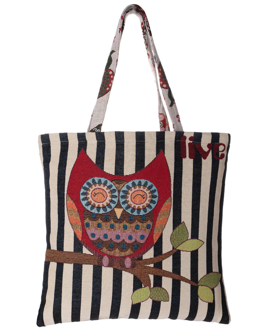 tsantakoukouvagia5 Τσάντα κουκουβάγια (45cm x 45cm) 5 SilkFashion - Image 1