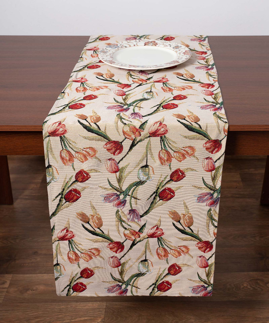 tulip2 Τραβέρσα στόφα (45cm x 170cm) tulip SilkFashion - Image 1