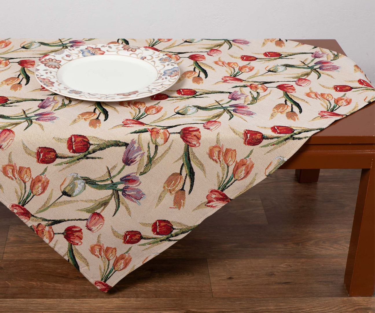 tulip3-3 Τραπεζομάντηλο στόφα (160cm x 220cm) tulip SilkFashion - Image 1