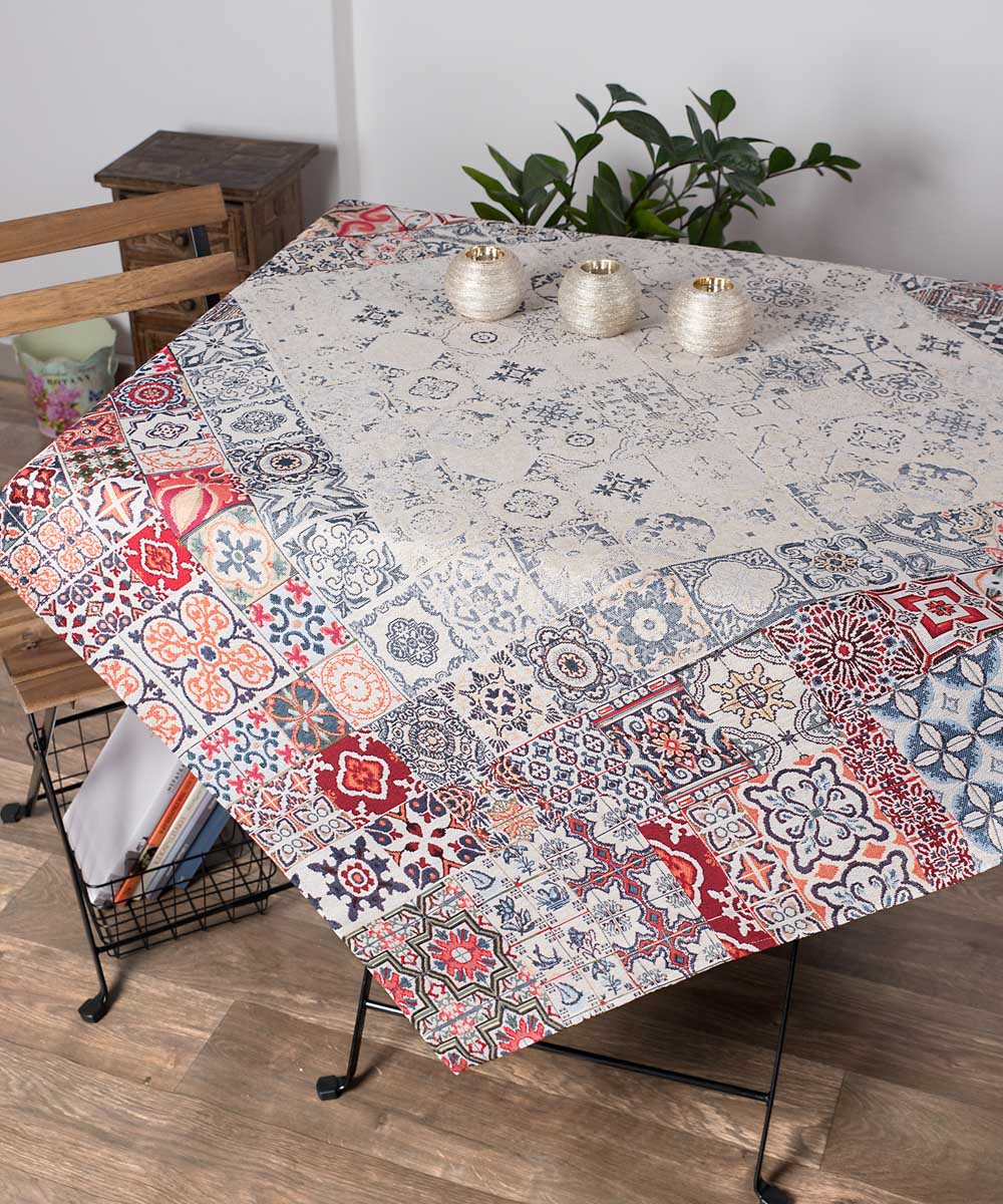 vega-3 τραπεζομάντηλα (140cm x 140cm) vega SilkFashion - Image 1