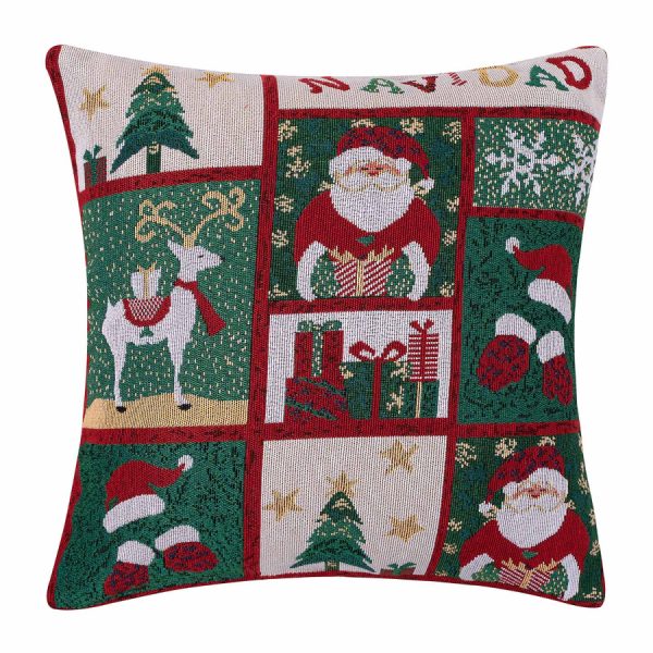 ΧΡΙΣΤΟΥΓΕΝΝΙΑΤΙΚΕΣ ΜΑΞΙΛΑΡΟΘΗΚΕΣ (45cm x 45cm) W351-126 SilkFashion