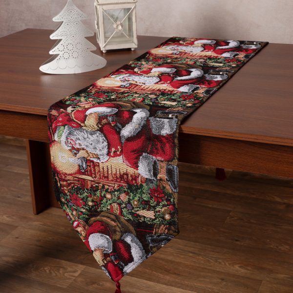 Χριστουγεννιάτικη τραβέρσα στόφα W351-130 (35cm x 172cm) SilkFashion