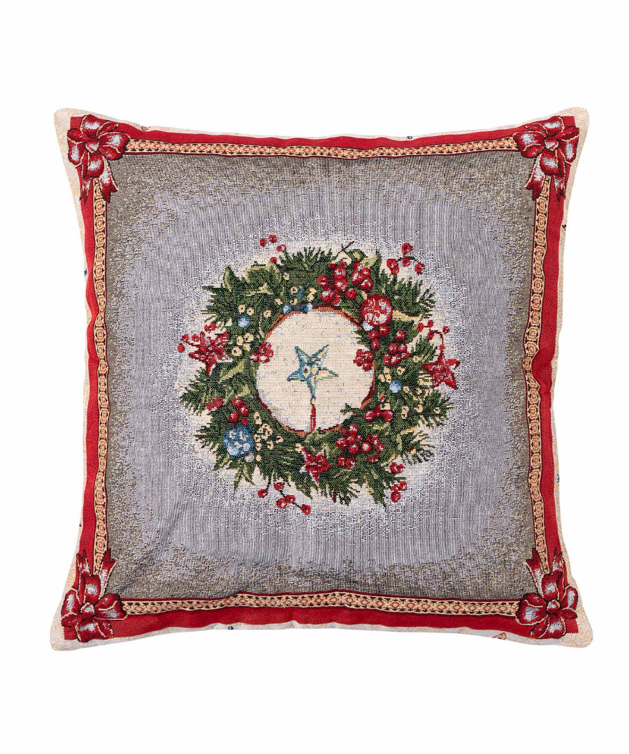 w352 ΧΡΙΣΤΟΥΓΕΝΝΙΑΤΙΚΕΣ ΜΑΞΙΛΑΡΟΘΗΚΕΣ (45cm x 45cm) W352 SilkFashion - Image 1