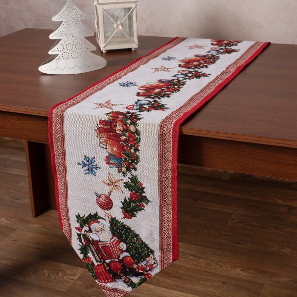 Χριστουγεννιάτικη τραβέρσα στόφα W356 (35cm x 175cm) SilkFashion