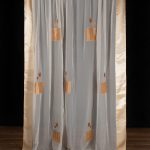 Κουρτίνα w52-5708 (300cm x 300cm) με τρέσα μπεζ SilkFashion