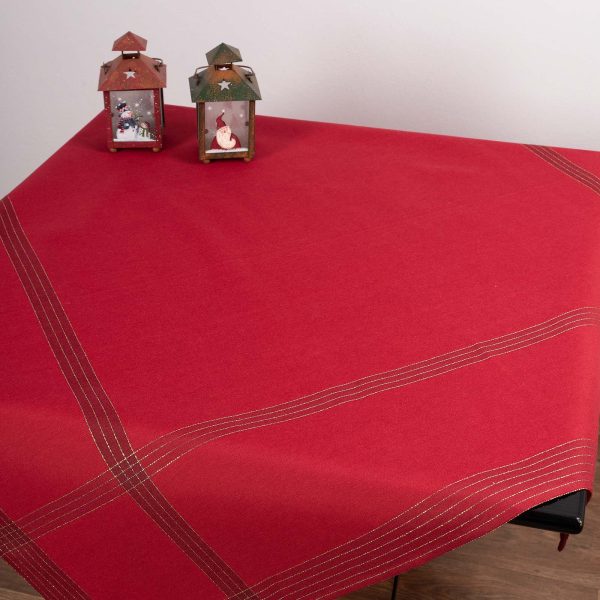 χριστουγεννιάτικο τραπεζομάντηλο (130cm x 160cm) wky-plain SilkFashion