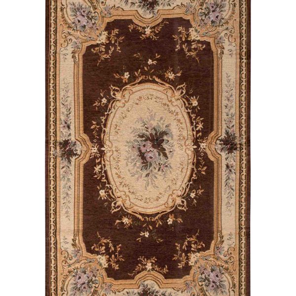 ΧΑΛΙ (85cm x 150cm) καφέ SilkFashion