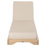 ΞΑΠΛΩΣΤΡΑ IKARIA ΜΕ ΠΟΔΙ HM10623.02 ΠΕΥΚΟ ΣΕ ΦΥΣΙΚΟ-ΜΠΕΖ TEXTILEΝΕ-ΜΑΞΙΛΑΡΙ 20εκ. - Image 5