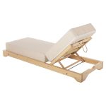 ΞΑΠΛΩΣΤΡΑ IKARIA ΜΕ ΠΟΔΙ HM10623.02 ΠΕΥΚΟ ΣΕ ΦΥΣΙΚΟ-ΜΠΕΖ TEXTILEΝΕ-ΜΑΞΙΛΑΡΙ 20εκ. - Image 6