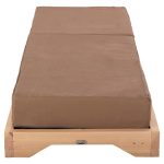 ΞΑΠΛΩΣΤΡΑ IKARIA ΜΕ ΠΟΔΙ HM10623.04 ΠΕΥΚΟ ΣΕ ΦΥΣΙΚΟ-ΜΟΚΑ TEXTILEΝΕ-ΜΑΞΙΛΑΡΙ 20εκ. - Image 6