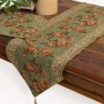 Σετ 3 τεμαχίων (33cm x 170cm 2x33cm x 45cm) xm09 πράσινο SilkFashion