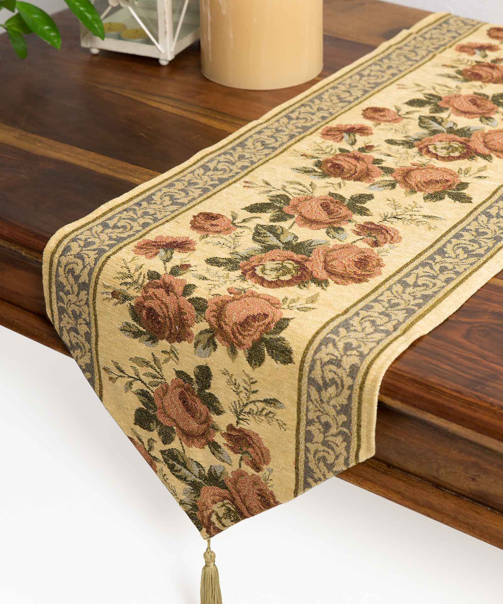 xm1801xrysh-2 τραβέρσα (33cm X 125cm) xm1801 χρυσή SilkFashion - Image 1