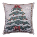 ΣΤΑΜΠΩΤΗ ΧΡΙΣΤΟΥΓΕΝΝΙΑΤΙΚΗ ΜΑΞΙΛΑΡΟΘΗΚΗ (45cm x 45cm) ks2026-10 SilkFashion