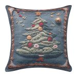 ΣΤΑΜΠΩΤΗ ΧΡΙΣΤΟΥΓΕΝΝΙΑΤΙΚΗ ΜΑΞΙΛΑΡΟΘΗΚΗ (45cm x 45cm) ks2026-11 SilkFashion