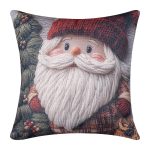 ΣΤΑΜΠΩΤΗ ΧΡΙΣΤΟΥΓΕΝΝΙΑΤΙΚΗ ΜΑΞΙΛΑΡΟΘΗΚΗ (45cm x 45cm) ks2026-12 SilkFashion