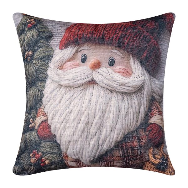 ΣΤΑΜΠΩΤΗ ΧΡΙΣΤΟΥΓΕΝΝΙΑΤΙΚΗ ΜΑΞΙΛΑΡΟΘΗΚΗ (45cm x 45cm) ks2026-12 SilkFashion