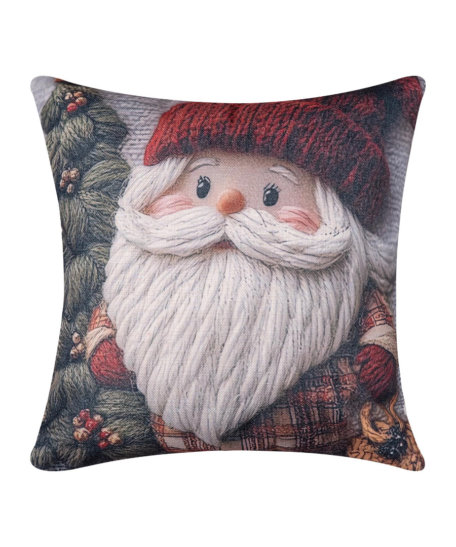 xmas2026-12 ΣΤΑΜΠΩΤΗ ΧΡΙΣΤΟΥΓΕΝΝΙΑΤΙΚΗ ΜΑΞΙΛΑΡΟΘΗΚΗ (45cm x 45cm) ks2026-12 SilkFashion - Image 1