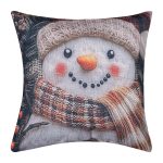 ΣΤΑΜΠΩΤΗ ΧΡΙΣΤΟΥΓΕΝΝΙΑΤΙΚΗ ΜΑΞΙΛΑΡΟΘΗΚΗ (45cm x 45cm) ks2026-13 SilkFashion