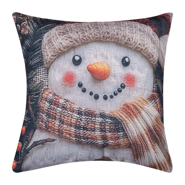 ΣΤΑΜΠΩΤΗ ΧΡΙΣΤΟΥΓΕΝΝΙΑΤΙΚΗ ΜΑΞΙΛΑΡΟΘΗΚΗ (45cm x 45cm) ks2026-13 SilkFashion