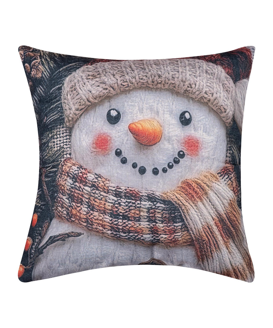 xmas2026-13 ΣΤΑΜΠΩΤΗ ΧΡΙΣΤΟΥΓΕΝΝΙΑΤΙΚΗ ΜΑΞΙΛΑΡΟΘΗΚΗ (45cm x 45cm) ks2026-13 SilkFashion - Image 1