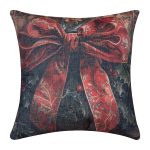 ΣΤΑΜΠΩΤΗ ΧΡΙΣΤΟΥΓΕΝΝΙΑΤΙΚΗ ΜΑΞΙΛΑΡΟΘΗΚΗ (45cm x 45cm) ks2026-16 SilkFashion