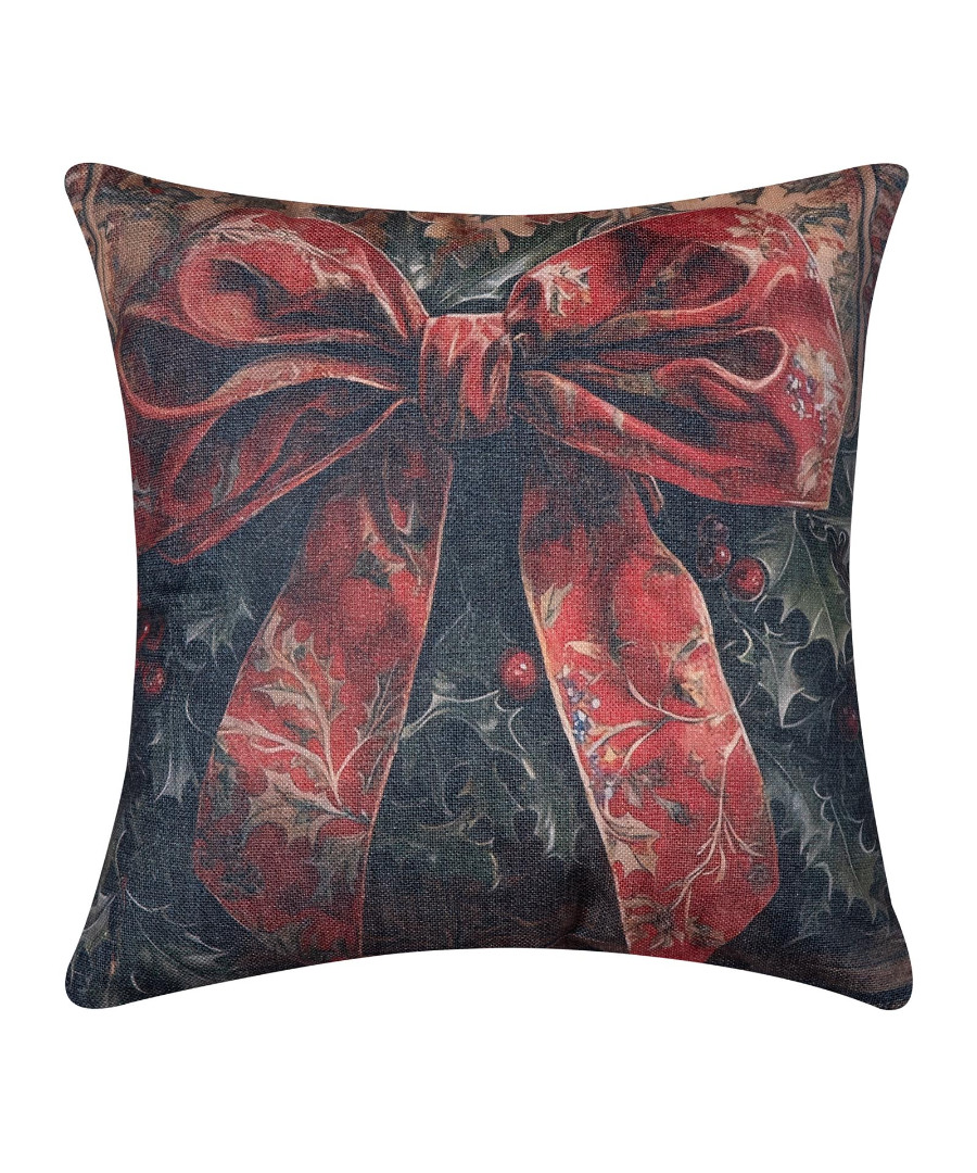 xmas2026-16 ΣΤΑΜΠΩΤΗ ΧΡΙΣΤΟΥΓΕΝΝΙΑΤΙΚΗ ΜΑΞΙΛΑΡΟΘΗΚΗ (45cm x 45cm) ks2026-16 SilkFashion - Image 1