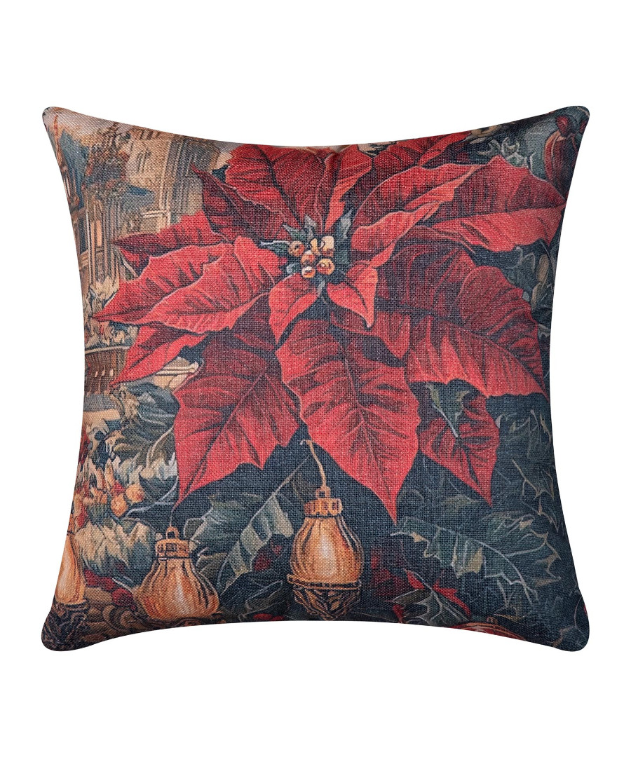 xmas2026-17 ΣΤΑΜΠΩΤΗ ΧΡΙΣΤΟΥΓΕΝΝΙΑΤΙΚΗ ΜΑΞΙΛΑΡΟΘΗΚΗ (45cm x 45cm) ks2026-17 SilkFashion - Image 1