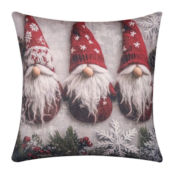 ΣΤΑΜΠΩΤΗ ΧΡΙΣΤΟΥΓΕΝΝΙΑΤΙΚΗ ΜΑΞΙΛΑΡΟΘΗΚΗ (45cm x 45cm) ks2026-2 SilkFashion