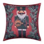 ΣΤΑΜΠΩΤΗ ΧΡΙΣΤΟΥΓΕΝΝΙΑΤΙΚΗ ΜΑΞΙΛΑΡΟΘΗΚΗ (45cm x 45cm) ks2026-25 SilkFashion