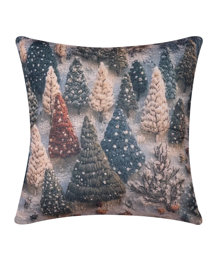 xmas2026-3 ΣΤΑΜΠΩΤΗ ΧΡΙΣΤΟΥΓΕΝΝΙΑΤΙΚΗ ΜΑΞΙΛΑΡΟΘΗΚΗ (45cm x 45cm) ks2026-3 SilkFashion - Image 1