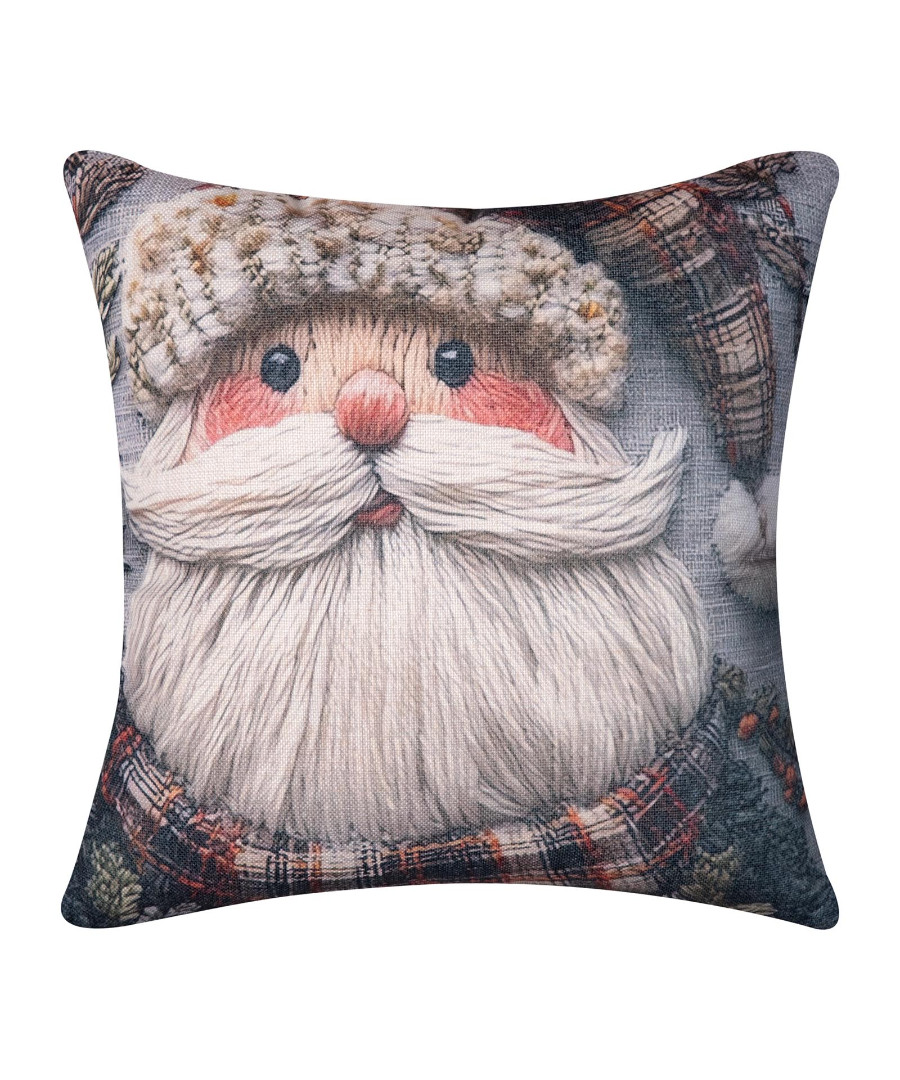 xmas2026-5 ΣΤΑΜΠΩΤΗ ΧΡΙΣΤΟΥΓΕΝΝΙΑΤΙΚΗ ΜΑΞΙΛΑΡΟΘΗΚΗ (45cm x 45cm) ks206-5 SilkFashion - Image 1